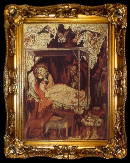 framed  unknow artist Nativity, ta009-2